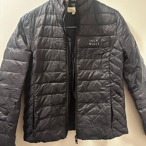 Jack Wills Black Duck Down Puffer Jacket